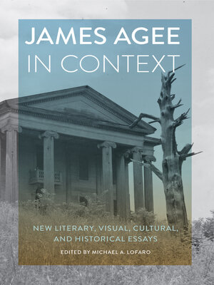 cover image of James Agee in Context